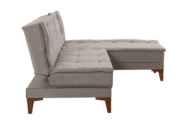 Hunterville Bäddsoffa m. Divan 4-sits 107x205 - Cream - Möbler - Vardagsrum - Bäddsoffor