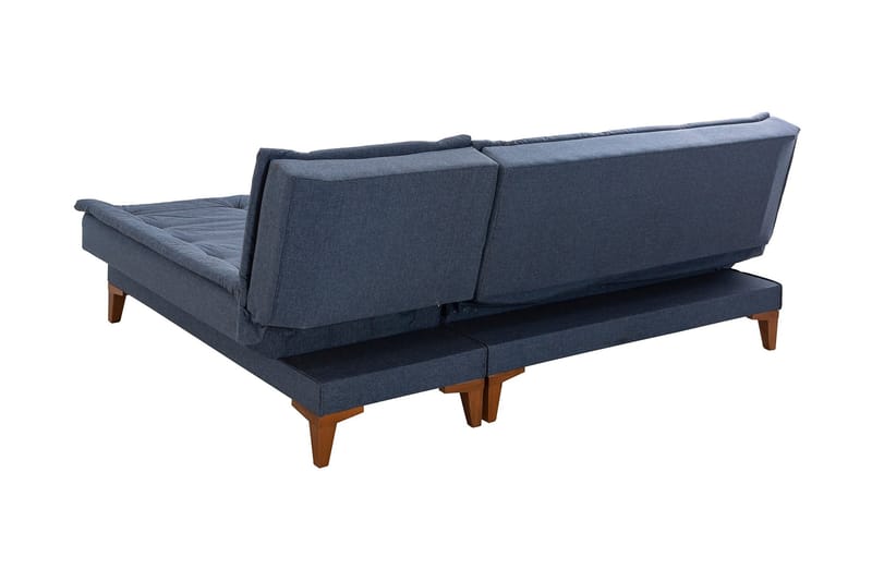 Hunterville Bäddsoffa m. Divan 4-sits 107x205 - Mörkblå - Möbler - Vardagsrum - Bäddsoffor