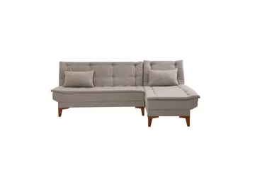 Hunterville Bäddsoffa m. Divan 4-sits - Beige - Möbler - Vardagsrum - Bäddsoffor