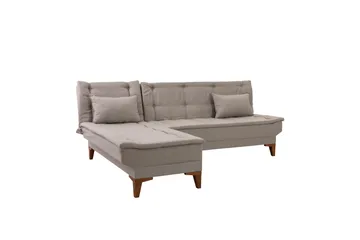 Hunterville Bäddsoffa m. Divan 4-sits - Beige - Möbler - Vardagsrum - Bäddsoffor