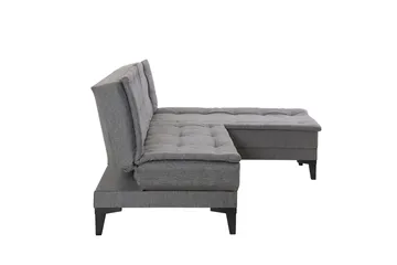 Hunterville Bäddsoffa m. Divan 4-sits - Grå - Möbler - Vardagsrum - Bäddsoffor