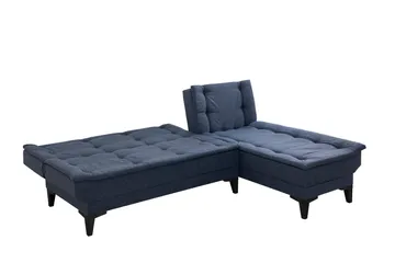 Hunterville Bäddsoffa m. Divan 4-sits - Marinblå - Möbler - Vardagsrum - Bäddsoffor