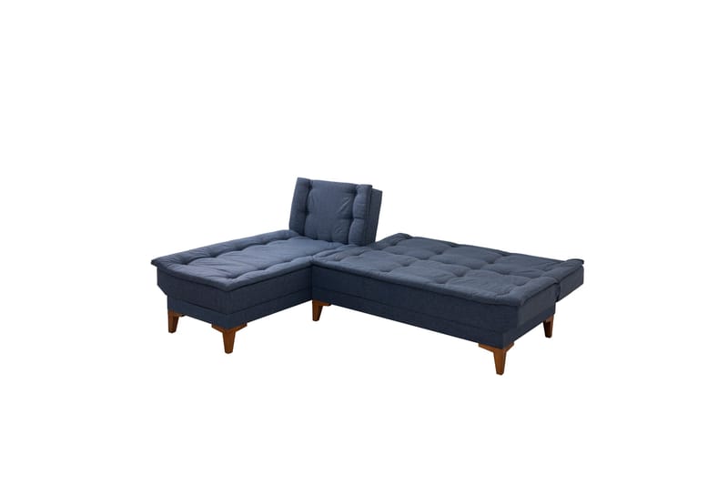 Hunterville Bäddsoffa m. Divan 4-sits - Mörkblå - Möbler - Vardagsrum - Bäddsoffor