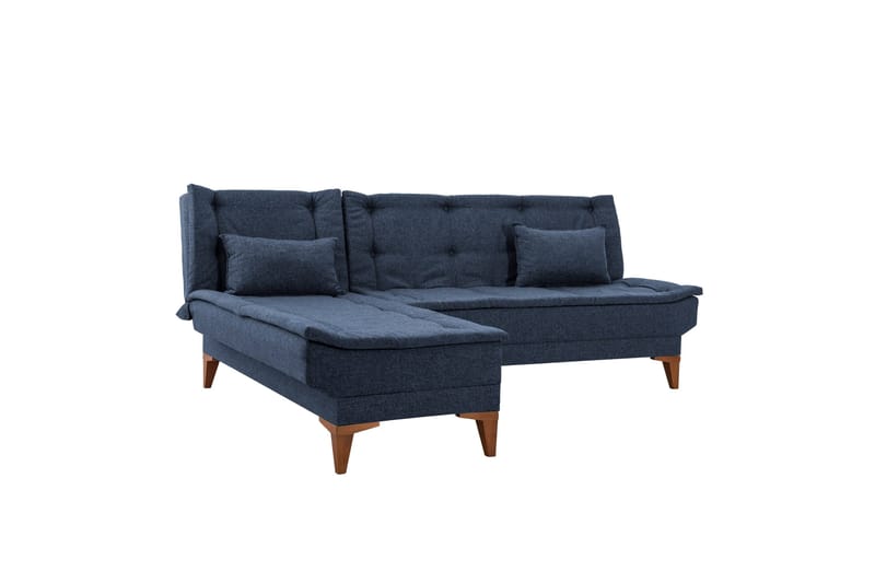 Hunterville Bäddsoffa m. Divan 4-sits - Mörkblå - Möbler - Vardagsrum - Bäddsoffor