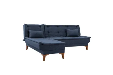 Hunterville Bäddsoffa m. Divan 4-sits - Mörkblå - Möbler - Vardagsrum - Bäddsoffor