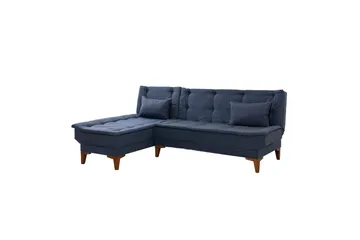 Hunterville Bäddsoffa m. Divan 4-sits - Mörkblå - Möbler - Vardagsrum - Bäddsoffor