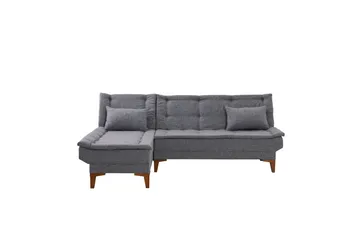 Hunterville Bäddsoffa m. Divan 4-sits - Mörkgrå - Möbler - Vardagsrum - Bäddsoffor