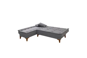 Hunterville Bäddsoffa m. Divan 4-sits - Mörkgrå - Möbler - Vardagsrum - Bäddsoffor