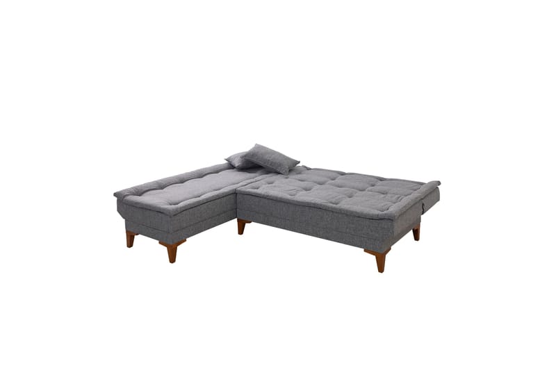 Hunterville Bäddsoffa m. Divan 4-sits - Mörkgrå - Möbler - Vardagsrum - Bäddsoffor