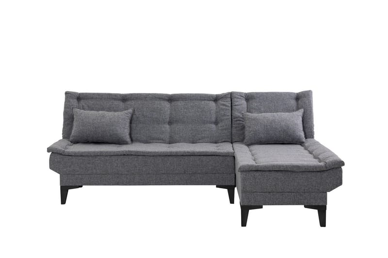 Hunterville Bäddsoffa m. Divan 4-sits - Mörkgrå - Möbler - Vardagsrum - Bäddsoffor