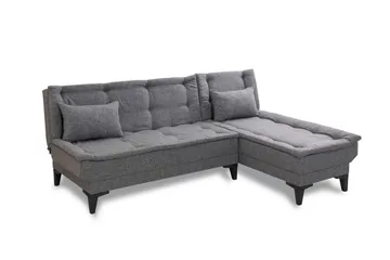 Hunterville Bäddsoffa m. Divan 4-sits - Mörkgrå - Möbler - Vardagsrum - Bäddsoffor