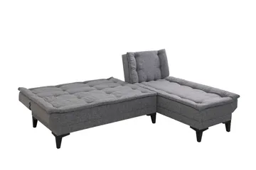 Hunterville Bäddsoffa m. Divan 4-sits - Mörkgrå - Möbler - Vardagsrum - Bäddsoffor
