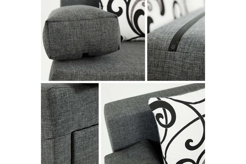 HUVEHULTÖ Bäddsoffa 192x80x80 cm - Svart - Möbler - Vardagsrum - Bäddsoffor