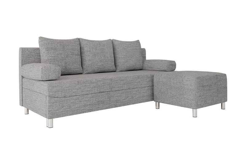 HUVEHULTÖ Bäddsoffa + Fotpall - Grå - Möbler - Vardagsrum - Bäddsoffor