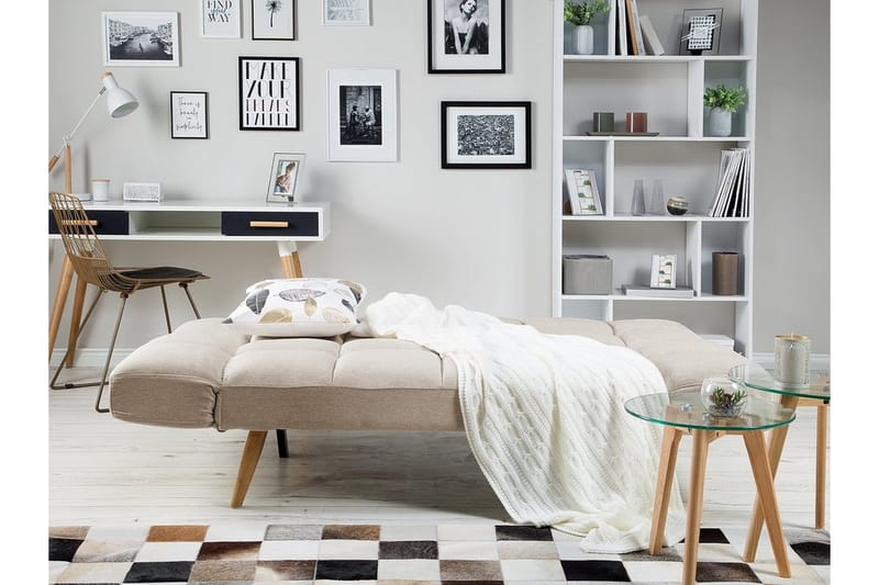 Ingaro Bäddsoffa 182 cm - Beige - Möbler - Vardagsrum - Bäddsoffor