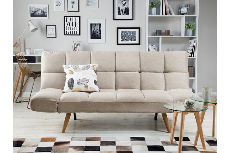Ingaro Bäddsoffa 182 cm - Beige - Möbler - Vardagsrum - Bäddsoffor