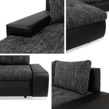 Irja 4-sits Bäddsoffa med divan Vänstervänd - Olivgrön - Möbler - Vardagsrum - Bäddsoffor - Hörnbäddsoffa