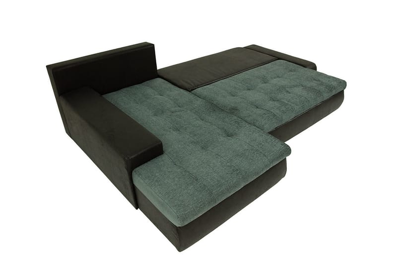 Irja Bäddsoffa m. Divan 3-sits med Förvaring - Svart - Möbler - Vardagsrum - Bäddsoffor