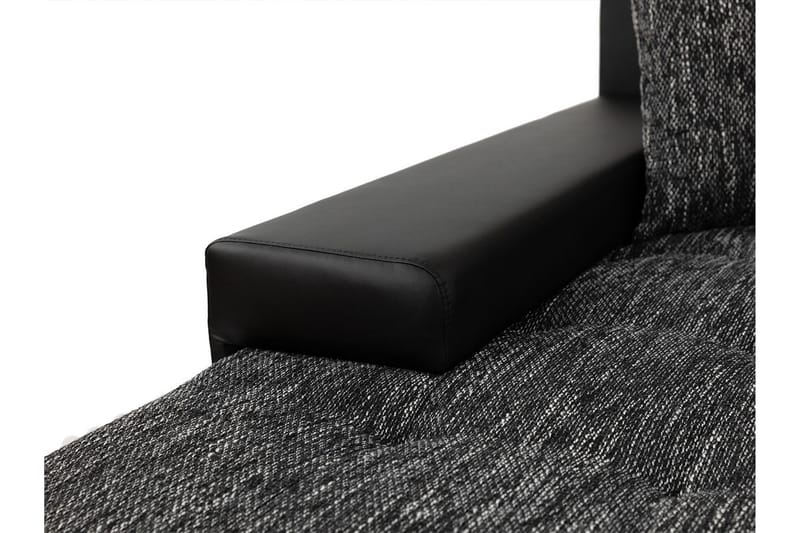 Irja Bäddsoffa med Divan 3-sits i Plysch - Grå - Möbler - Vardagsrum - Bäddsoffor