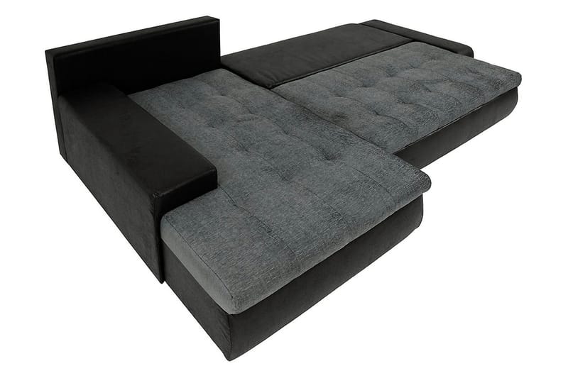 Irja Divanbäddsoffa 3-sits Vändbar - Svart - Möbler - Vardagsrum - Bäddsoffor