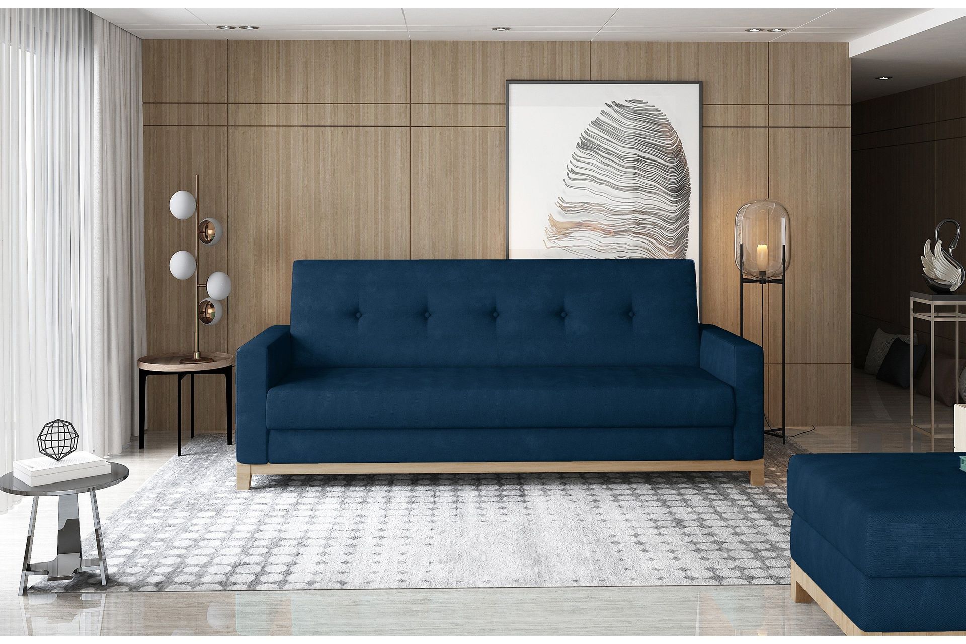 Iselene 2-sits B&auml;ddsoffa - Bl&aring;