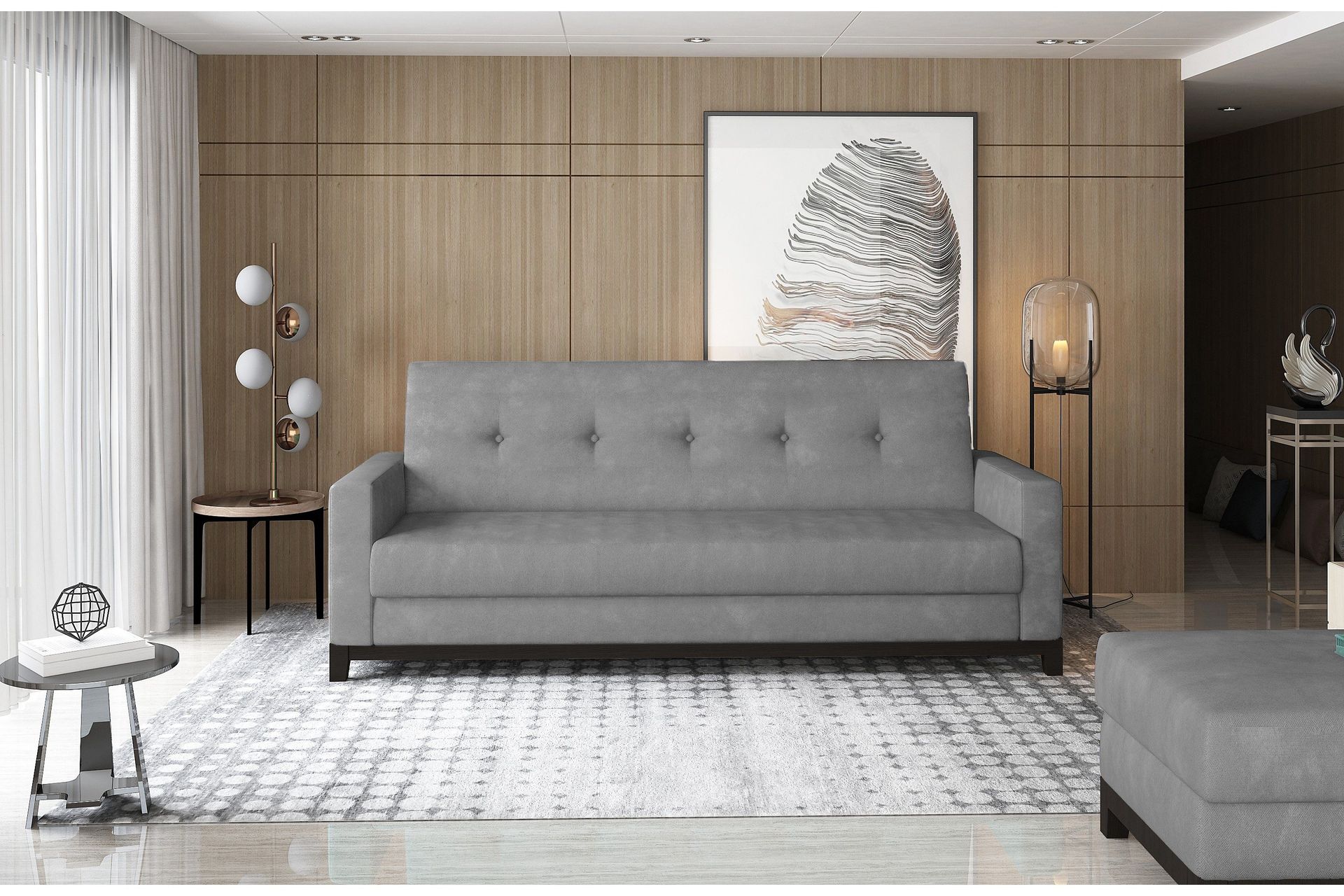 Iselene 2-sits B&auml;ddsoffa - Gr&aring;