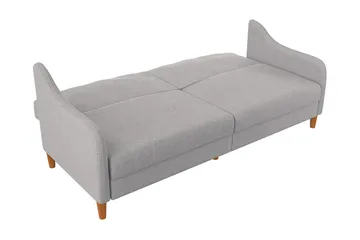 Jasper 2-sits Bäddsoffa Ljusgrå - Dorel Home - Möbler - Vardagsrum - Bäddsoffor