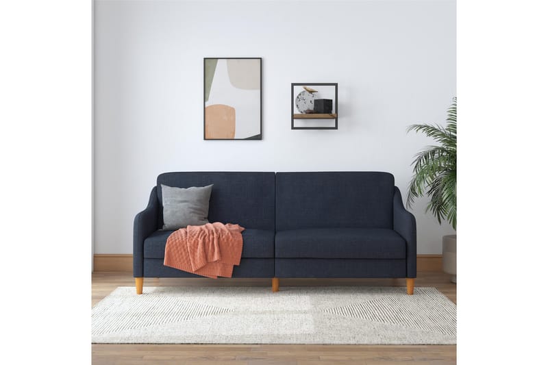 JASPER 2-sits Bäddsoffa Marinblå - Dorel Home - Möbler - Vardagsrum - Bäddsoffor