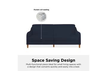 Jasper 2-sits Bäddsoffa Marinblå - Dorel Home - Möbler - Vardagsrum - Bäddsoffor