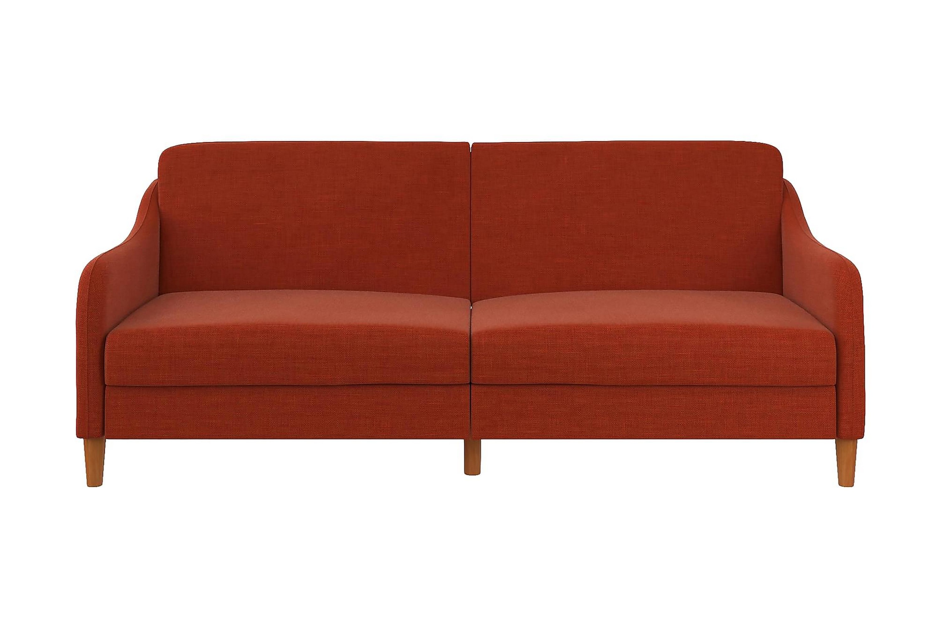 jasper 2-sits bäddsoffa orange - dorel home