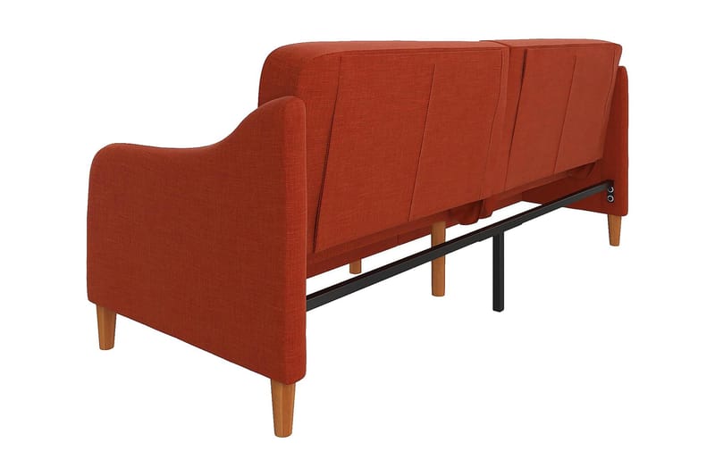 JASPER 2-sits Bäddsoffa Orange - Dorel Home - Möbler - Vardagsrum - Bäddsoffor