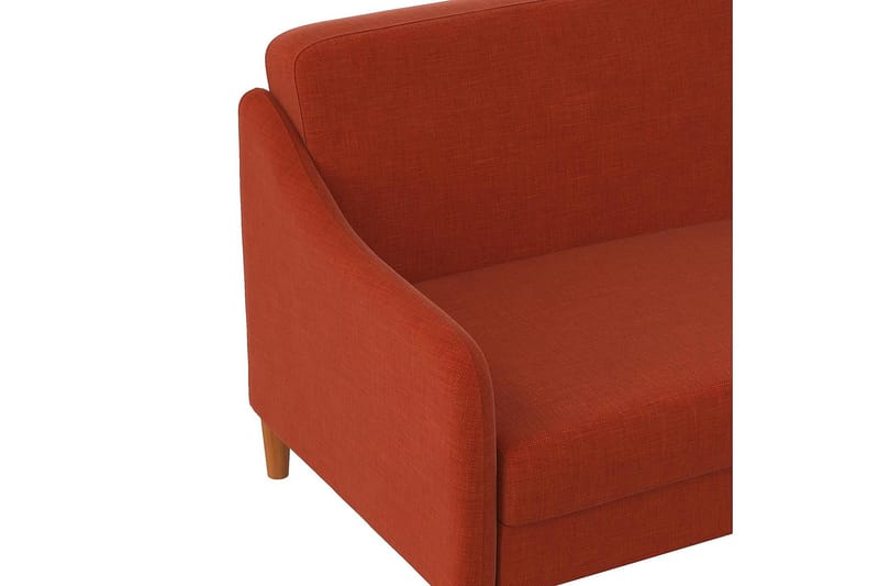 JASPER 2-sits Bäddsoffa Orange - Dorel Home - Möbler - Vardagsrum - Bäddsoffor