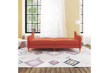 Jasper 2-sits Bäddsoffa Orange - Dorel Home - Möbler - Vardagsrum - Bäddsoffor