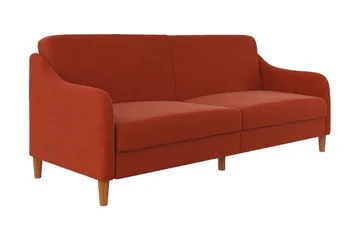 Jasper 2-sits Bäddsoffa Orange - Dorel Home - Möbler - Vardagsrum - Bäddsoffor