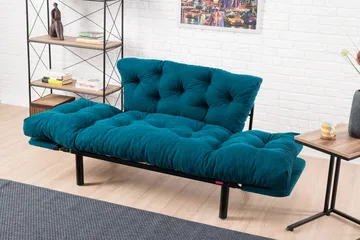 Jenica Bäddsoffa 2-sits - Blågrön - Möbler - Vardagsrum - Bäddsoffor