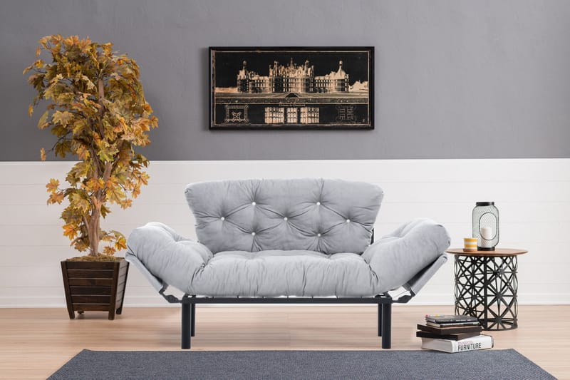 Jenica Bäddsoffa 2-sits - Grå - Möbler - Vardagsrum - Bäddsoffor