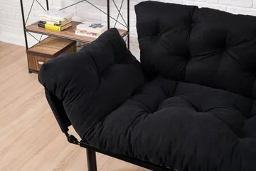 Jenica Bäddsoffa 2-sits - Svart - Möbler - Vardagsrum - Bäddsoffor