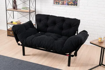 Jenica Bäddsoffa 2-sits - Svart - Möbler - Vardagsrum - Bäddsoffor