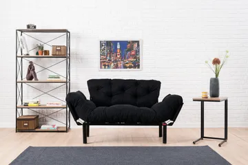 Jenica Bäddsoffa 2-sits - Svart - Möbler - Vardagsrum - Bäddsoffor
