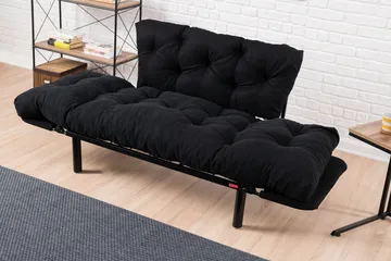 Jenica Bäddsoffa 2-sits - Svart - Möbler - Vardagsrum - Bäddsoffor