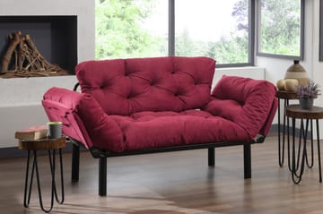 Jenica Bäddsoffa 2-sits - Vinröd - Möbler - Vardagsrum - Bäddsoffor