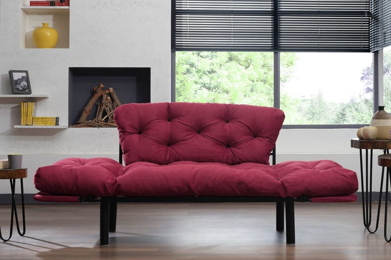Jenica Bäddsoffa 2-sits - Vinröd - Möbler - Vardagsrum - Bäddsoffor