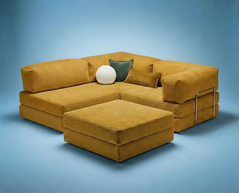 Jenor 4-sits Hörnbäddsoffa - Möbler - Vardagsrum - Bäddsoffor - Hörnbäddsoffa
