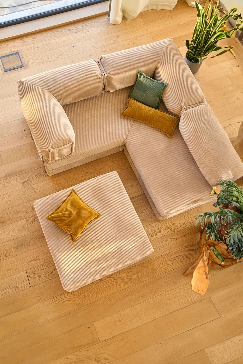 Jenor 4-sits Hörnbäddsoffa - Möbler - Vardagsrum - Bäddsoffor - Hörnbäddsoffa