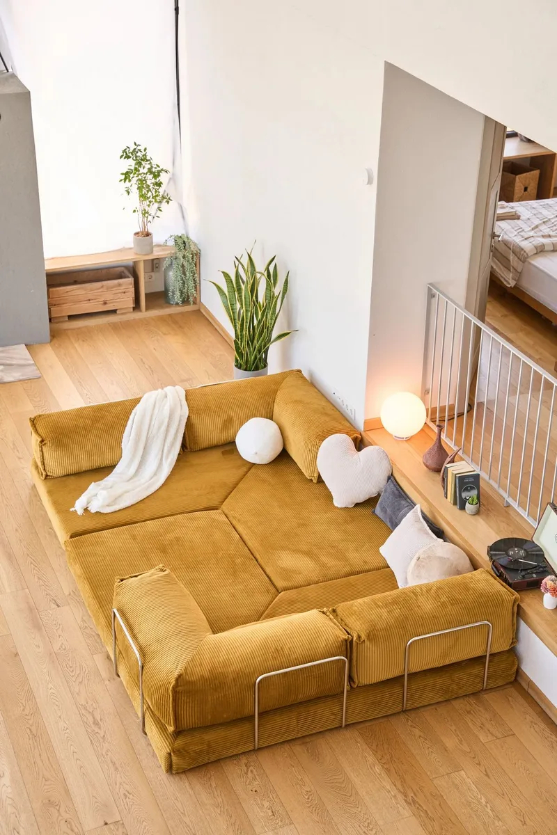 Jenor 4-sits Hörnbäddsoffa - Möbler - Vardagsrum - Bäddsoffor - Hörnbäddsoffa