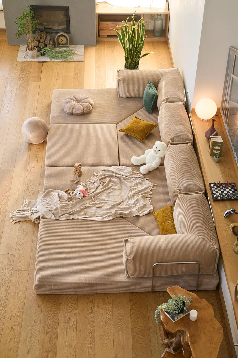 Jenor 4-sits Hörnbäddsoffa - Möbler - Vardagsrum - Bäddsoffor - Hörnbäddsoffa