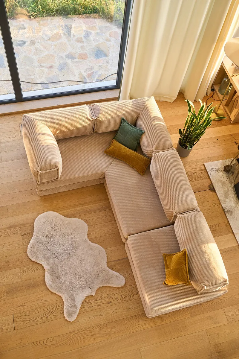 Jenor 4-sits Hörnbäddsoffa - Möbler - Vardagsrum - Bäddsoffor - Hörnbäddsoffa