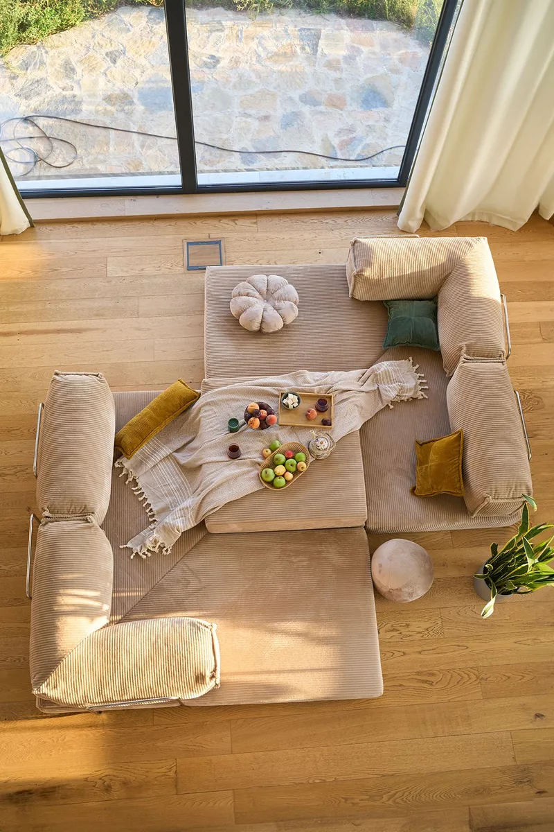 Jenor 4-sits Hörnbäddsoffa - Möbler - Vardagsrum - Bäddsoffor - Hörnbäddsoffa