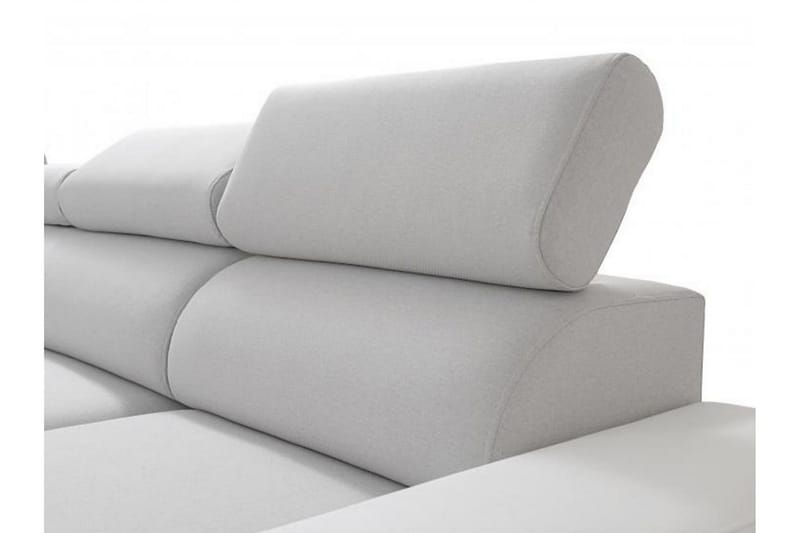 Kahundji Vänster Hörnbäddsoffa 127x284 cm med Förvaring i Tyg - Antracit - Möbler - Vardagsrum - Bäddsoffor