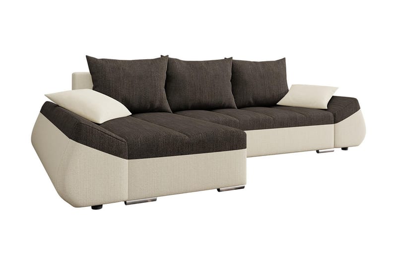 KALLHEM 8-sits Bäddsoffa Vänster - Beige/Brun - Möbler - Vardagsrum - Bäddsoffor
